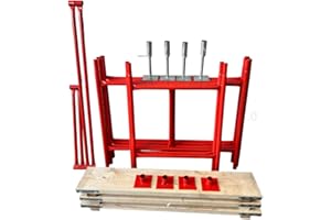 HILL TOP FABRICATIONS CO (1998) LTD - Scaffolding Tower with Boards & Adjustable Bases 3.5 Meters (11'6") Working Height 4x2'6 Base Size. Steel & Polyester Powder Coated (PPC) Quality Durable Finish.