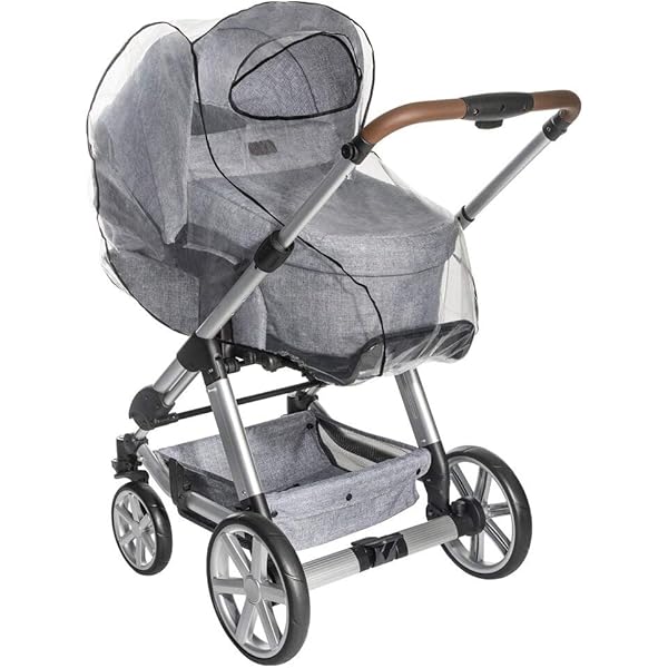 Sashas Premium Series - Funda Para Lluvia Y Viento Para Cochecito Doble