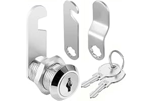 Litensh Cerradura de 16 mm para buzón, armario con llave igual, buzón, caja de herramientas, cajones, aparador, puerta, muebles, taquilla