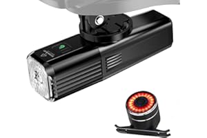 towild Luci Bicicletta LED Ricaricabili Tipo C, Luce Bici Anteriore 800 Lumen Impermeabile IPX6 Luci per Bicicletta per Strada e Montagna - 2000mAh Batteria Sostituibile Incorporata