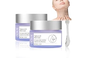 MEIFIYU 2 bottiglie Tighten and Lift Neck Cream Collo e décolleté Crema Go Pure Neck Firming Cream è la migliore per tonificare la pelle flaccida e rilassare il collo, per il viso, il collo
