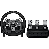 Logitech G G920 Driving Force Racing Wheel Volante da Corsa, Pedali Regolabili, Ritorno di Forza Reale, ‎Comandi Cambio in Ac