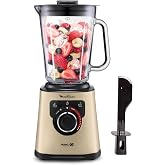 Moulinex Perfect Mix, Blender 1200 W, Capacity 2L | Powelix High Efficiency Blades, Cooling System, Ideal for Smoothies, Ice