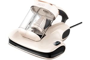 ‎JIGOO JIGOO S100 Milbensauger mit UV-Licht & 55°C Heißluft: 99,9% gegen Milben & Allergene (1,3kg) - Für Matratze, Sofa, Bett, Teppich & Tierhaare