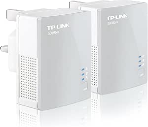 TP-LINK TL-PA411KIT AV500 500 Mbps Nano Powerline Adapter Starter Kit - Twin Pack