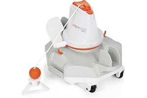 Bestway - Robot Limpiafondos Redondo Multicolor para Piscinas Automatico con Bateria De Litio AquaGlide