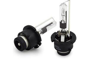 Safego 2 x D2R 8000K Lampade di Ricambio Xenon Bulb Xeno HID Lampadina Faro 35W Impermeabile D2R Lampada allo Xeno Coppia D2R Bianco Freddo