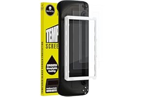 Skull & Co. High Transparency High Sensitivity Tempered Glass Screen Protector for Steam Deck LCD/OLED (2-PACK) with Positioner Installation Kits - Anti-Glare Matte Finish