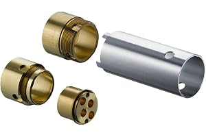 Förlängningssats för 2-Håls Väggmonterad Handfatskran, 25mm Längd, Borstad Nickel