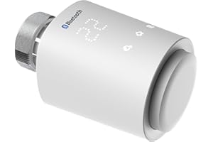 Heizkörperthermostat Bluetooth für eine smarte Temperatursteuerung per App – Heizungsthermostat mit Frostschutzautomatik, Urlaubsmodus & manuellem Betrieb – essentials Smart Home Solutions