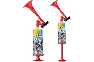 CHUNLINLAODA 2 Pcs Air Horn Handheld Pump Super Loud Extra Loud Air Horn Handheld Ai/r Hor/n Pump For Car Marine Boats Sports Events Camping Universal Rave Extra Lou/d Sound Noise Maker