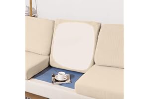 BOLUXIU Coprisedile per Divano Fodera per Cuscino del Sedile del Divano Coprisedile per Divano da Soggiorno Elastica Elasticizzata Colori Multipli per tutti i divani