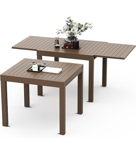 Tavolo Allungabile Cribel Cordoba In Alluminio Bianco | 82-163 Cm, Per 4-6 Persone, Per Esterni E Interni