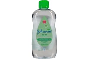 4 x Johnsons's Baby Oil Aloe Vera 500 ml