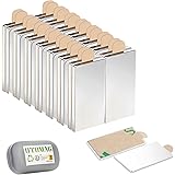 Neodym Magnete, Selbstklebende Magnete 20x10x1mm, Selbstklebende Flache Magnetplättchen, Seltenerdmagnete für Whiteboard, Küh