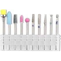 10-teiliges Nagelbohrer-Set – Für Elektrische Nagelfeilen, 2,35mm Schaft, Für Maniküre & Pediküre Zu Hause