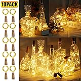 Sicher und energieeffizient: Die Kupferdrähte vom Flaschen-Licht sind wasserbeständig. Die Flaschenlichterkette Korken werden mit stabiler und sehr niedriger Spannung betrieben. Es gibt keine Gefahr für Ihre Kinder oder Haustiere, wenn sie die Lichter anfassen oder berühren. Die 20 LEDs haben einen niedrigen Energieverbrauch und sind energiesparend