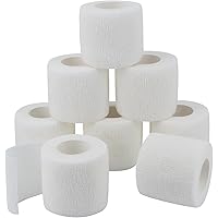 Lot De 12 Bandages Cohésifs Auto-adhérents, 4,6 M, Ruban élastique De Premiers Secours Médicaux