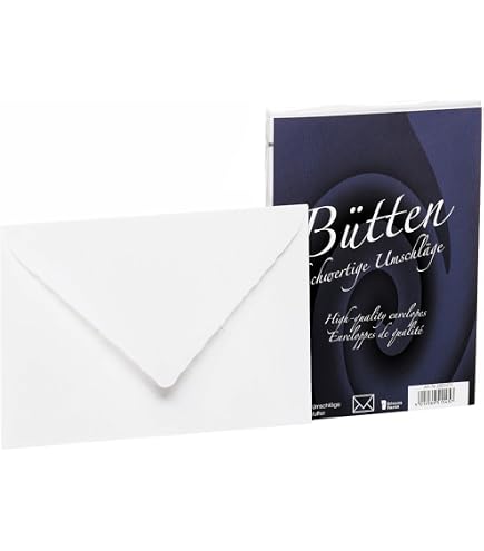 Cartes Doubles Blanches Rössler – Lot De 25, Format A6, Papier Haute Qualité, Pour Correspondance élégante