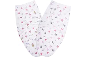 Vicloon Otulacz 3-6 Miesięcy, Otulacza Niemowlęcego, 100% Bawełna Organiczna, Bezpieczeństwo, Uniwersalny Regulowany Otulacz dla Niemowląt Noworodek