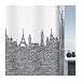 Produktbild Spirella Duschvorhang Textil "Urban black", vers. Größen 120 x 200 cm