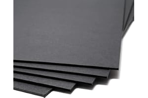 Materia Prima Carton plume/Carton mousse, 3 mm noir, 50 x 70 cm (unité)