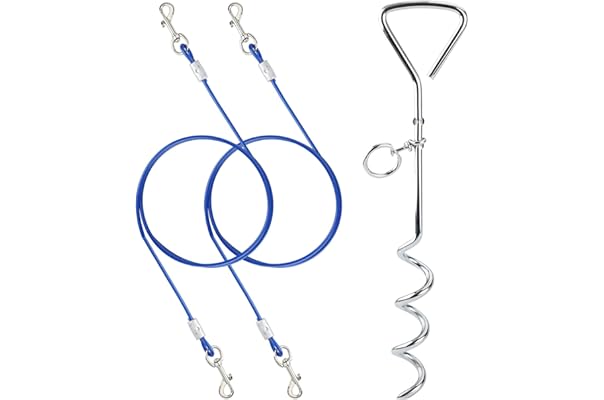 dog corkscrew tether