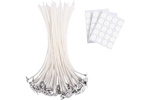 Mèches de bougie 10 cm pour bougies Cotton Candle Wick pour la fabrication de bougies DIY