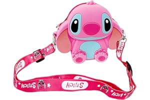 DIOTTI Stitch Cartoon Rucksack für Kinder, Umhängetasche Neue niedliche Cartoon Münztasche, Stitch Umhängetasche. Geeignet für Kindergeschenke