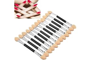 JOY STORE Sklep JOY 6 pędzli do cieni do powiek z gąbką końcówką. Pędzle do nakładania makijażu z podwójną końcówką gąbki.