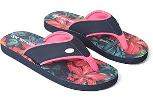 Animal Swish Womens AOP Recycled Flip Flops - Slip-on, Lightweight Sandals with Soft padded upper straps - For Spring, Summer, Beach & Outdoors