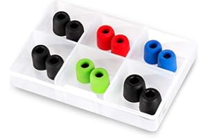 ‎KLIM KLIM Earpads Końcówki douszne z pianki memory + Innowacyjne wkładki douszne + Zestaw 12 wymiennych wkładek dousznych + NOWA WERSJA (4,5 mm)