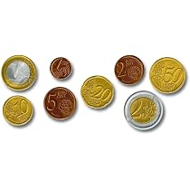 80 Rechen-Münzen Sortiert Im Beutel – Euro-Spielgeld Für Kinder, Rechengeld Lernhilfe