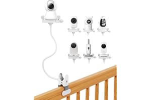 Soporte Universal para Monitor de Bebé GHB Camara,Philips Avent/Momcozy/ieGeek BOIFUN/GHB/Hellobaby,Soporte Flexible para Cámara de Bebé con Rosca 1/4",Compatible con la mayoría de vigilabebés