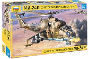 Zvezda 4812 MIL Mi-24P Russ.Attack Helicopter scala 1/48, Plastic Model Kit