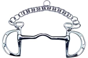 EKKIA Feeling Unisex Adult 606642 Unjointed Kimberwick Bit - Multi-Coloured