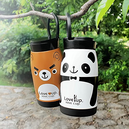 UPSTYLE Vakuum Cup Multifunktions Kinder Edelstahl Wasser Flasche mit Trinkhalm Lovely Muster Kinder thermoses, 8.79oz, SC011 - 9