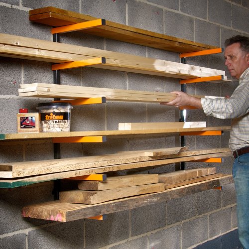 Triton 330190 Kragarmregal für Holzlagerung - 5