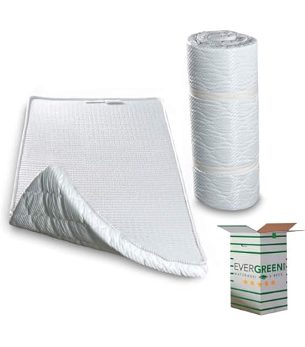 EVERGREENWEB - Matras van schuim, oprolbaar, 90 x 195 cm