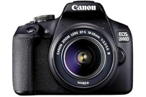 Canon EOS 2000D BK 18-55 is + SB130 + 16GB EU26 SLR-Kamera-Set, 24,1 MP, CMOS 6000 x 4000 Pixel, Schwarz – Digitalkameras ( Full HD, Schwarz)