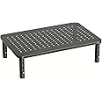 HUANUO Monitor Stand, Monitor Stand Riser 3 Height Adjustable, Monitor Riser with Airflow Vents, Laptop Stand for Desk, Laptop Riser, Desk Organizer for Monitor, 15.6" Laptop, PC, Printer