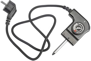 MIRTUX Grillkabel mit Thermostat für Cecotec Black&Water 2500, kompatibles und speziell für Grillplatten