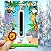 Baby Safe Ideas Jungle Animals Nursery Room Thermometer - Using Latest Easy Read Colour Changing Technology - Also Great for Adults!