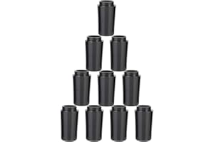SummerHouse 10 Pieces Collared 0.355'' Golf Iron Ferrule Taperd Shaft Compatible with Taylormade P Series Iron Clubs Head P790 UDI TI P770 P7MB P7TW