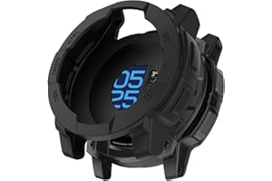 ToVioc Cover Compatibile con Garmin Instinct 3 AMOLED 45mm, Anti-Graffio, Custodia Protezione Integrale, Morbido Confortevole Silicone Cover per Garmin Instinct 3 AMOLED 45mm Accessori - Nero