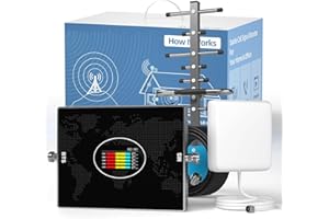 CONFIXPAND Amplificateur de Signal de Téléphone Portable 2G 3G 4G 5G,Amplificateur Signal 4g LTE DCS WCDMA 5-Bande 1/3/7/8/20, 70dB Gain,épéteurs de Signal Mobile Compatible Bouygues, Free, Orange, SFR