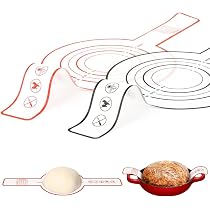 Tappetini Da Forno In Silicone Per Pane | 2 Pezzi Ovali E Rotondi