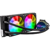 REVENGE Nitro Cold 200 Intel ve AMD Destekli RGB Fanlı Infinite Panel CPU İşlemci 240mm Sıvı Soğutma Sistemi (Siyah)