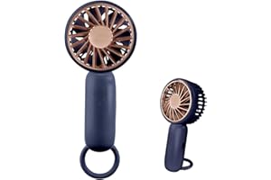 Jsdoin Mini Handheld Fan, Powerful Desk Fan with Buckle, Cute Design 3 Speed Personal Small Portable, Lightweight Makeup Rech