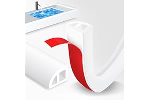 Adoture - Barriera per doccia pieghevole e sistema di ritenzione e mantiene l'acqua all'interno della soglia (Arco con partizione, 1 M)